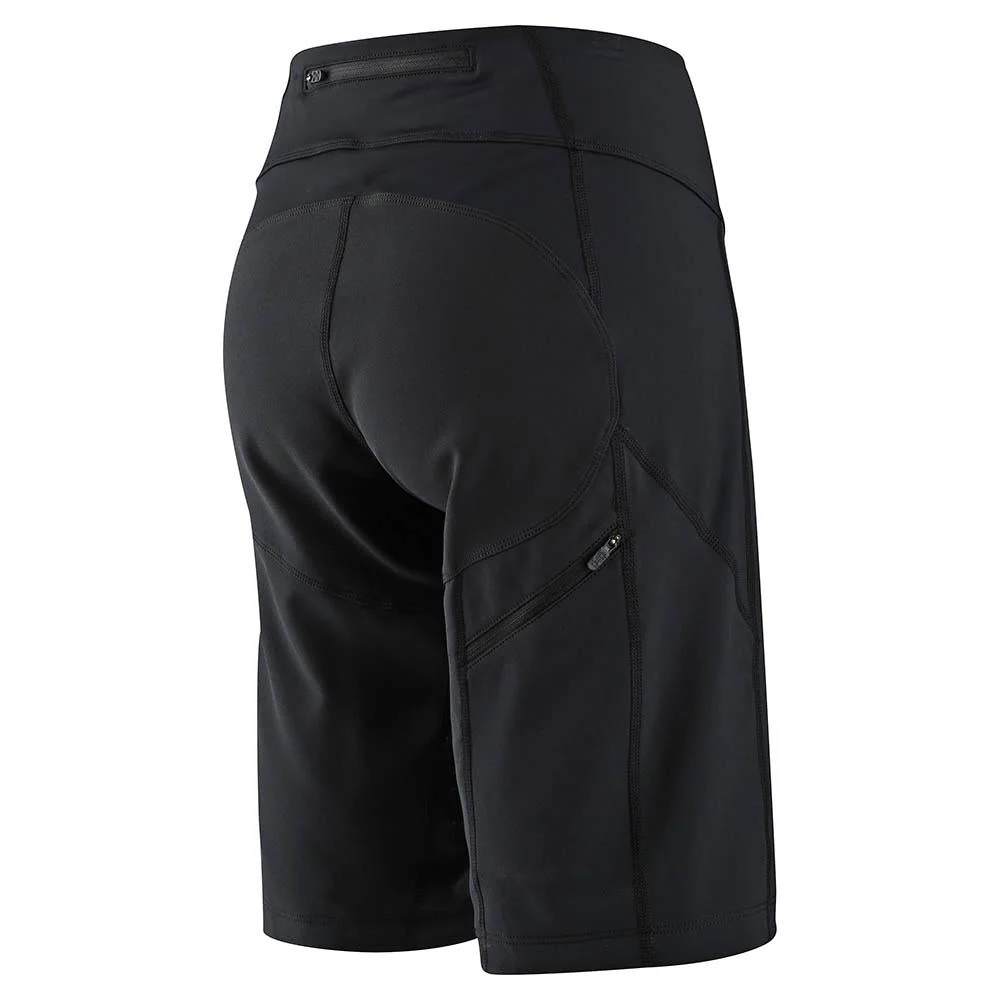 Womens Luxe Short W/ Liner Solid Black - Image 5